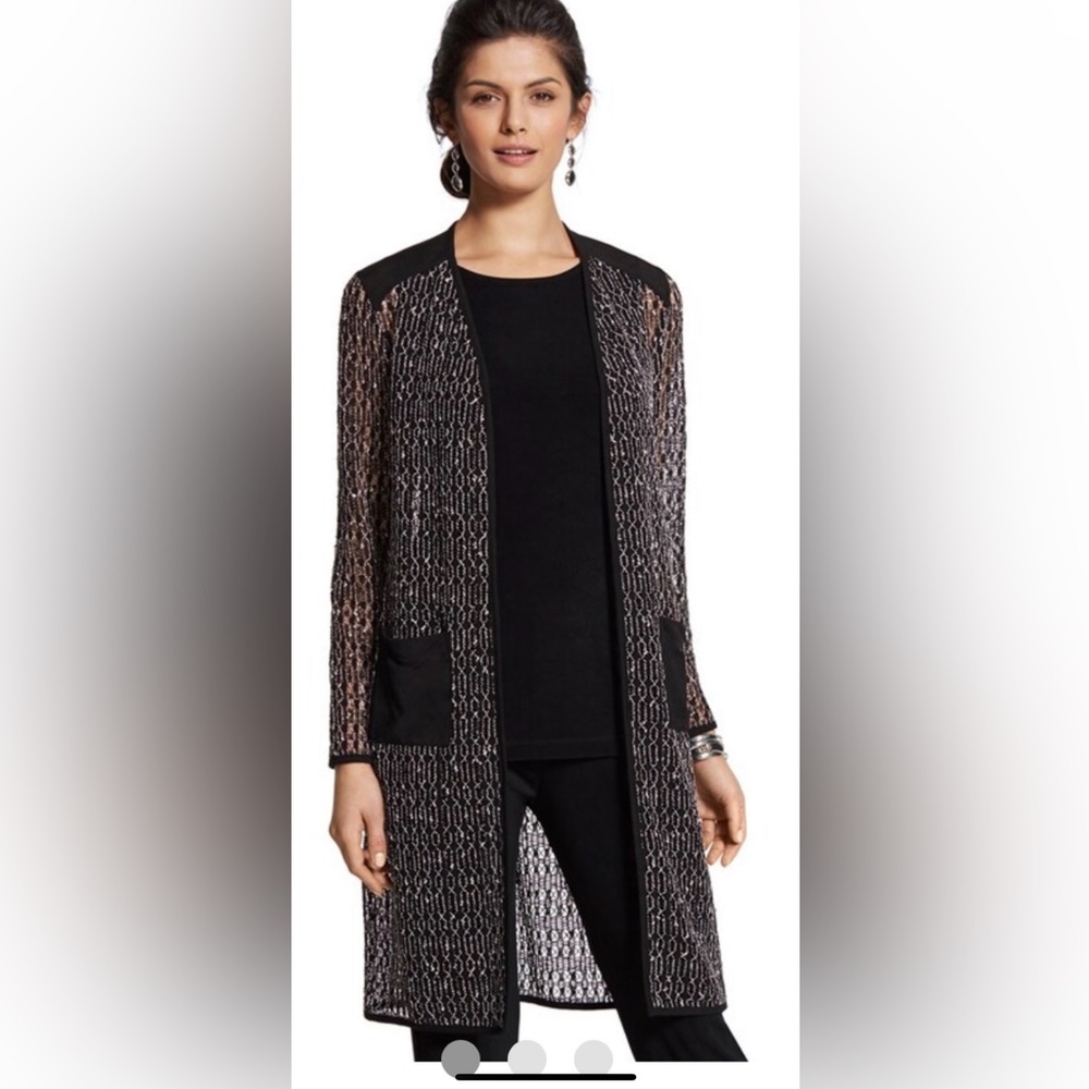 Chico’s travelers collection duster